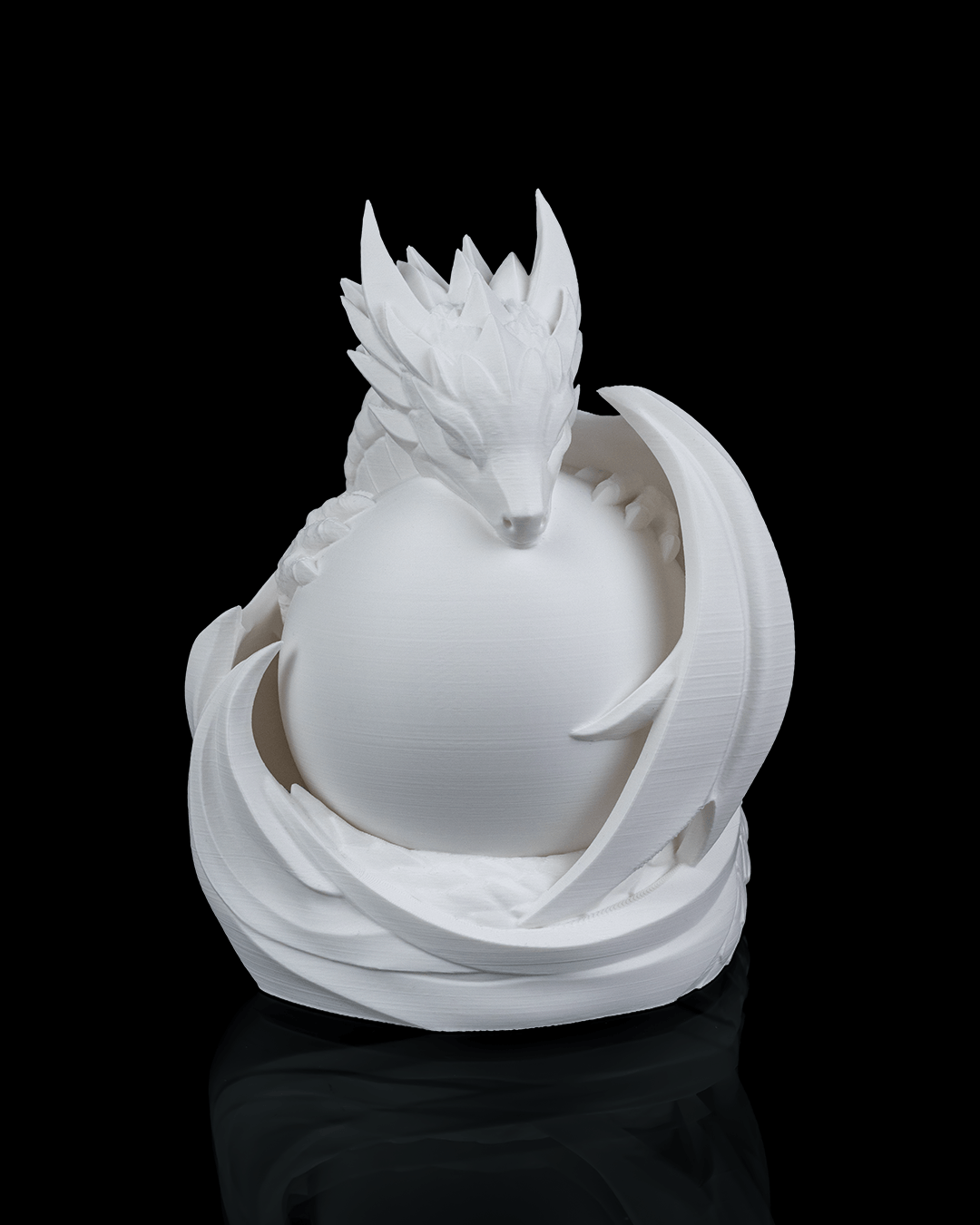 Dragon Sphere Tafellamp | 3D Geprinte Drakenlamp met LED Verlichting