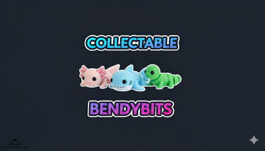 BendyBits™ – Flexibel 3D‑geprint collectable