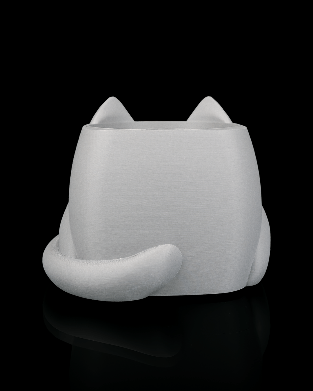 Grumpy Kat Plantenpot | 3D Geprinte Bloempot voor Kamerplanten