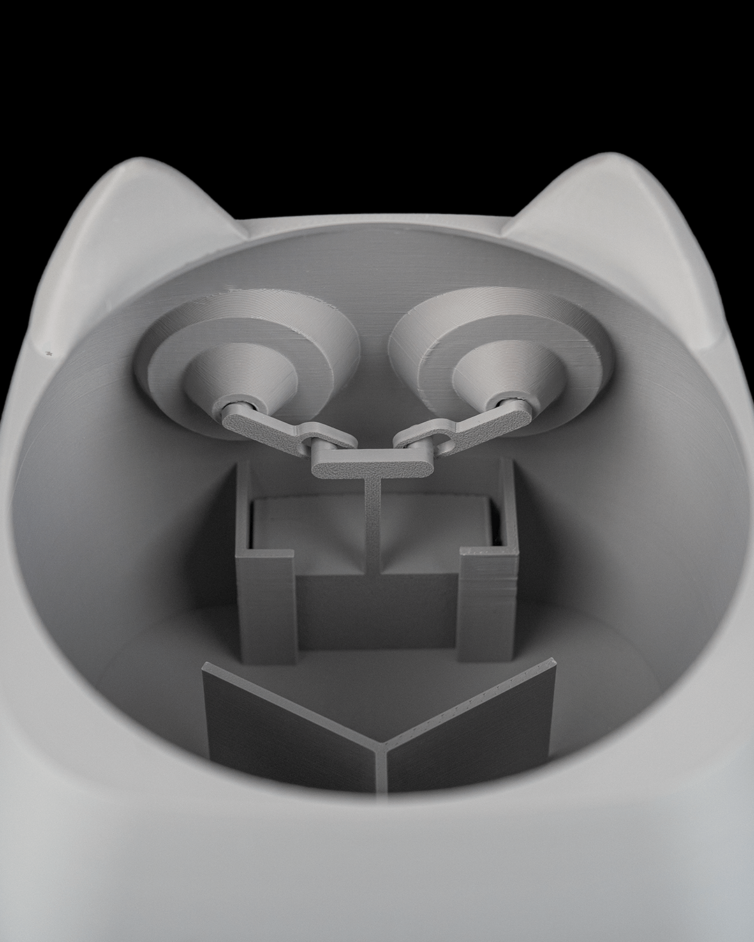Grumpy Kat Plantenpot | 3D Geprinte Bloempot voor Kamerplanten