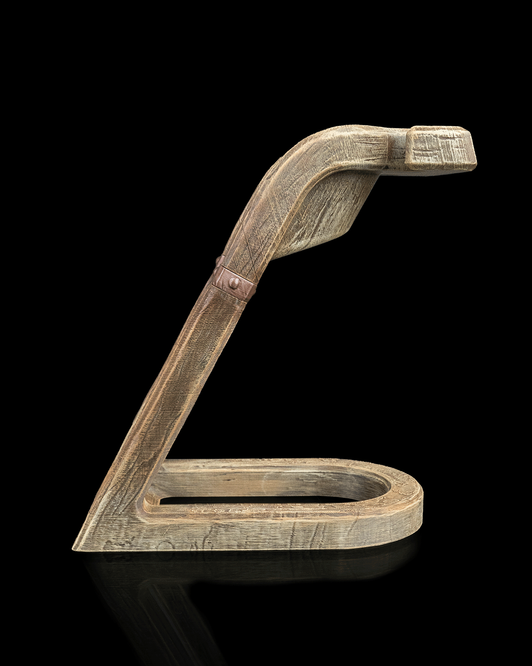 The Oak Rest | Wijnfles & Wijnglas Houder met Houtlook
