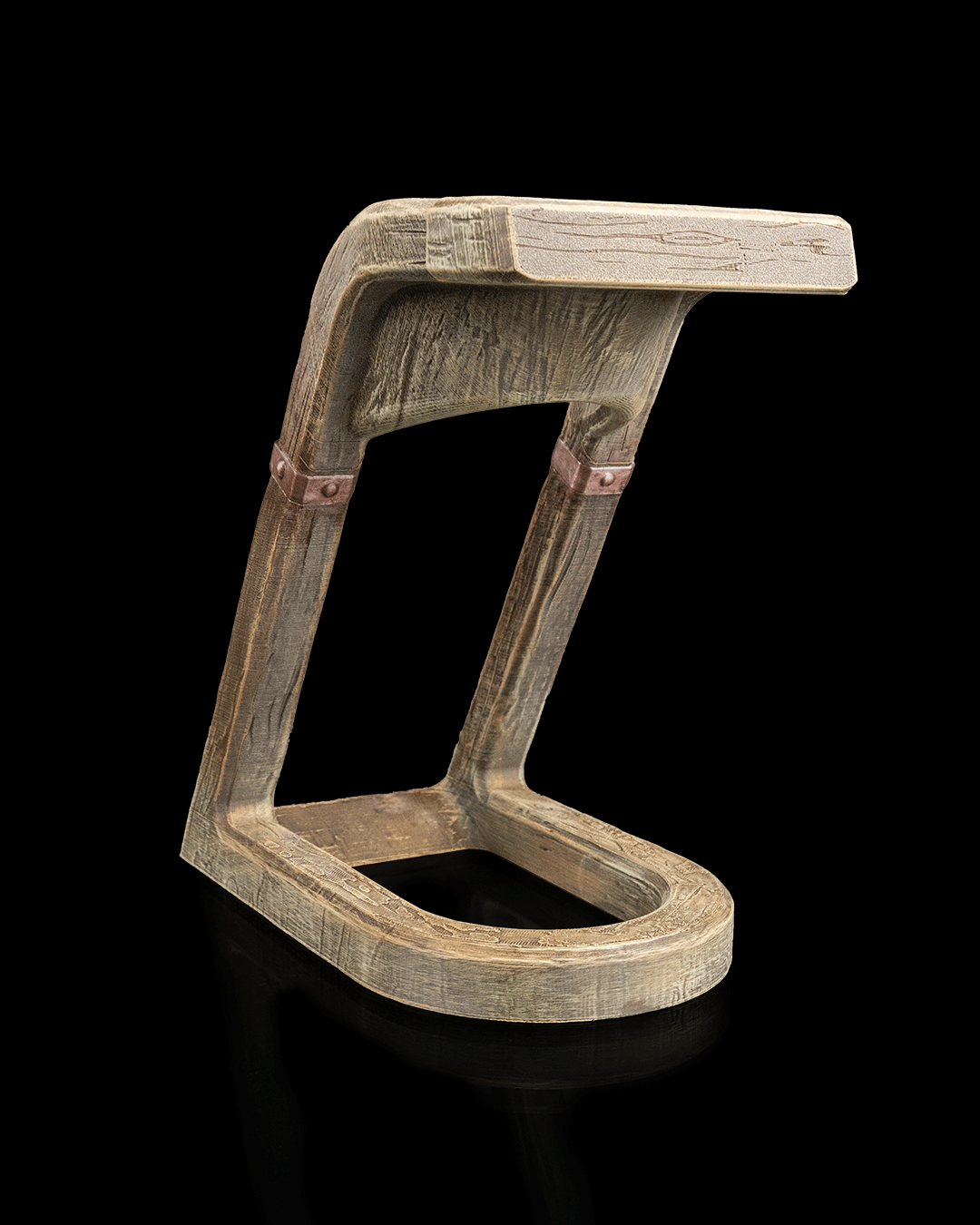 The Oak Rest | Wijnfles & Wijnglas Houder met Houtlook
