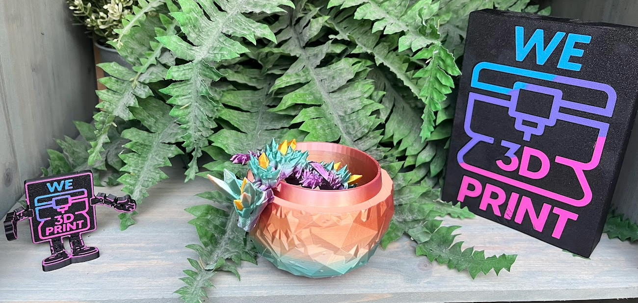 Cinderwing Crystal Dragon – Flexibele Articulated 3D‑geprinte Fantasy Draak