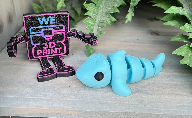BendyBits™ – Flexibel 3D‑geprint collectable