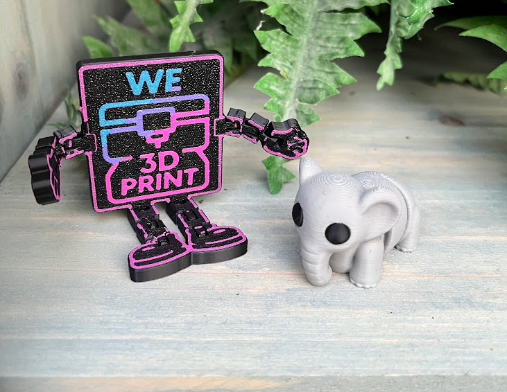 BendyBits™ – Flexibel 3D‑geprint collectable