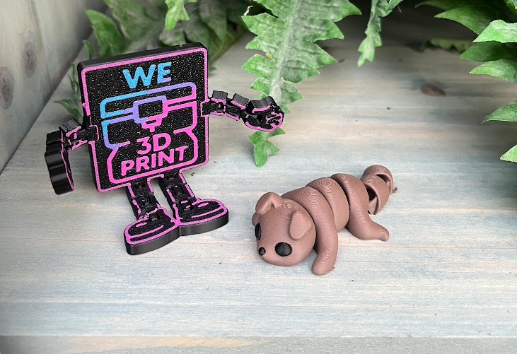 BendyBits™ – Flexibel 3D‑geprint collectable