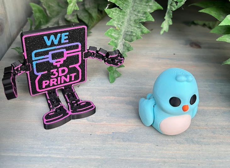 BendyBits™ – Flexibel 3D‑geprint collectable