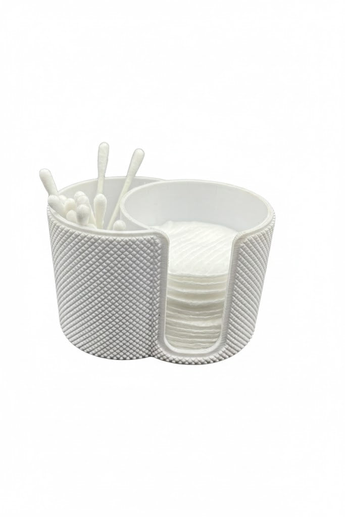 Make-up Wattenstaafjes & Wattenschijf Houder – Minimalistisch & Praktisch